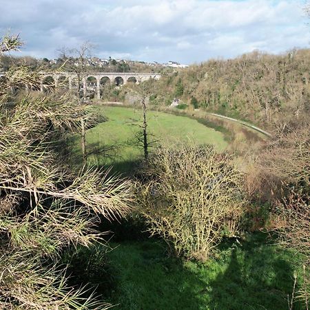 O Bois Dormant- Studio Vue Rance River Et Viaduc De Dinan Lanvallay Exterior photo